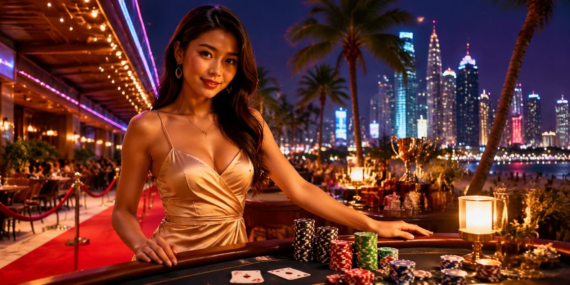 Pemain poker Malaysia di Kuala Lumpur bersaing dalam permainan di platform 1864